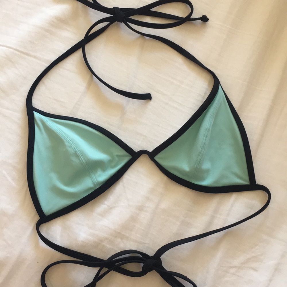 VS Pink triangle bikini top